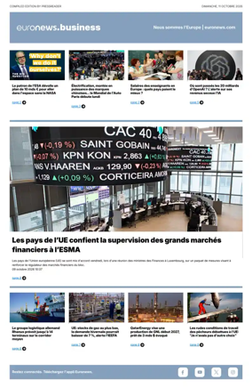 Cover of Euronews Business (French)