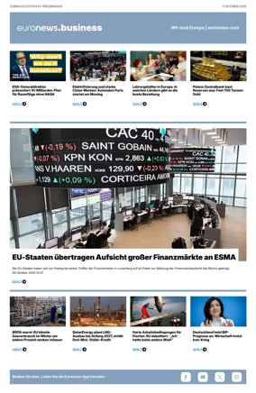 Cover of Euronews Business (German)