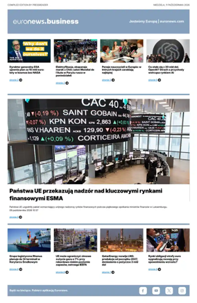 Cover of Euronews Business (Polish)