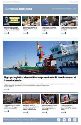 Cover of Euronews Business (Spanish) Compiled Edition