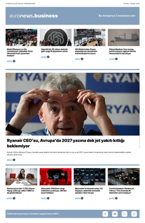 Cover of Euronews Business (Turkish) Compiled Editions