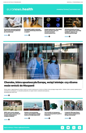 Cover of Euronews Health (Polish)