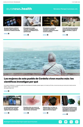 Cover of Euronews Health (Spanish) Compiled Edition