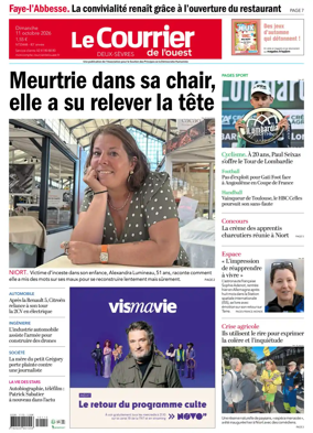Cover of Le Courrier de l’Ouest (Deux-Sevres)