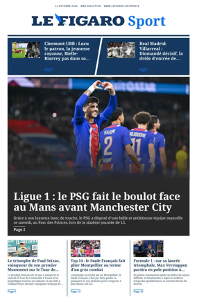 Cover of Le Figaro Sport