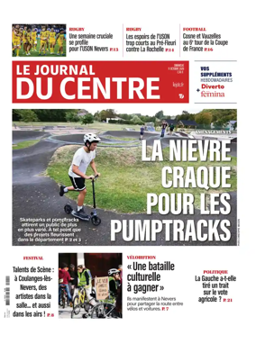 Cover of Le Journal du Centre