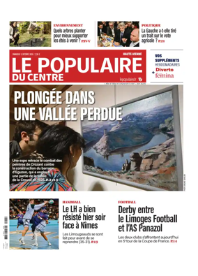 Cover of Le Populaire du Centre (Haute-Vienne)