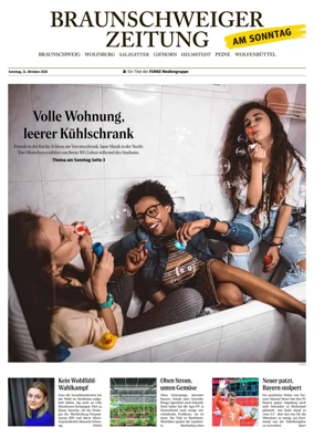 Cover of Braunschweiger Zeitung am Sonntag