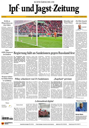 Cover of Ipf- und Jagst-Zeitung