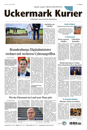 Cover of Prenzlauer Zeitung