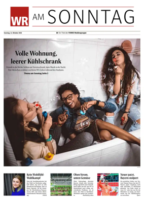 Cover of Westfalische Rundschau (WR am Sonntag)