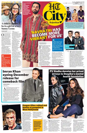 Cover of Hindustan Times (Jaipur) - City