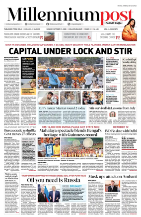 Cover of Millennium Post