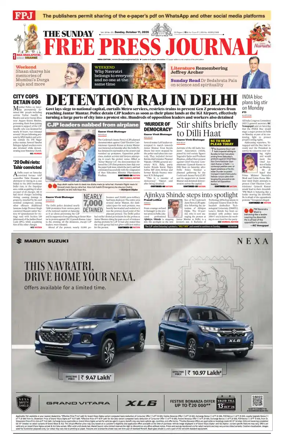 Cover of The Free Press Journal