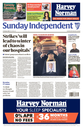 Cover of Sunday Independent (Ireland)
