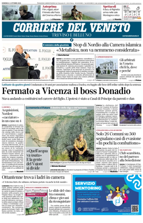 Cover of Corriere del Veneto (Treviso e Belluno)