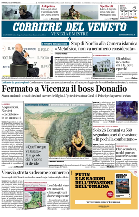 Cover of Corriere del Veneto (Venezia e Mestre)