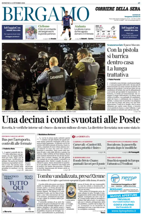 Cover of Corriere della Sera (Bergamo)