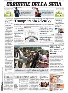 Cover of Corriere della Sera