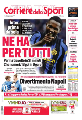 Cover of Corriere dello Sport (Nazionale)