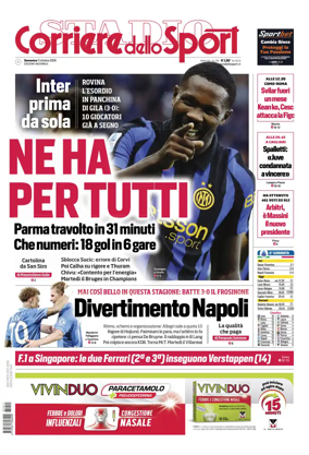 Cover of Corriere dello Sport