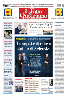Cover of Il Fatto Quotidiano