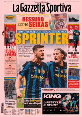 Cover of La Gazzetta dello Sport