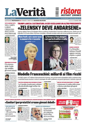 Cover of La Verita (Italia)