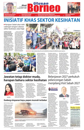 Cover of Utusan Borneo (Sabah)