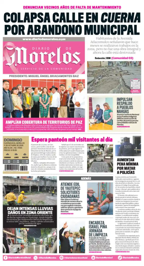 Cover of Diario de Morelos