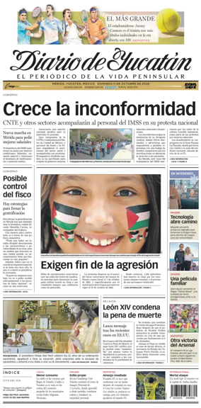 Cover of Diario de Yucatan