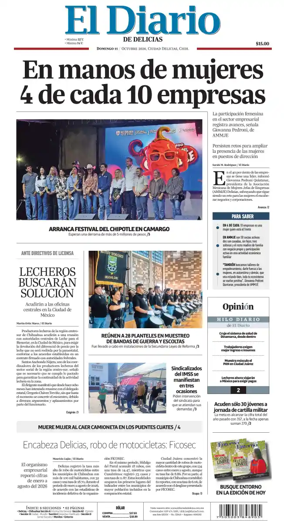 Cover of El Diario de Delicias
