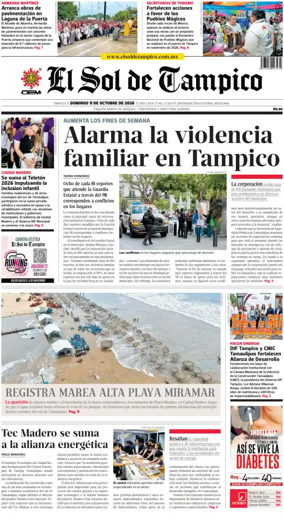 Cover of El Sol de Tampico
