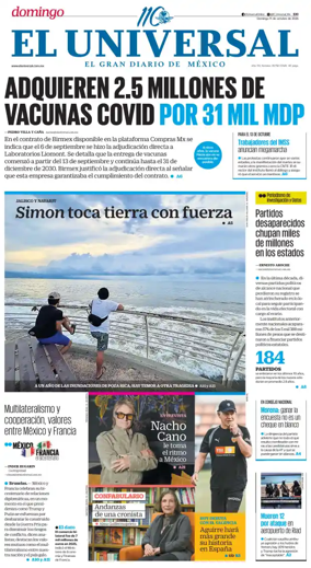 Cover of El Universal