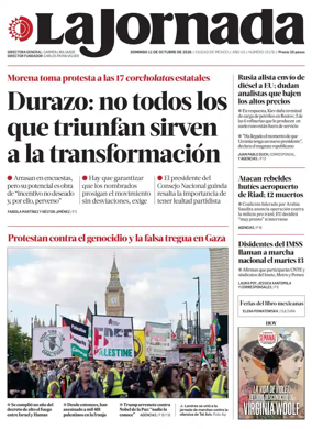 Cover of La Jornada