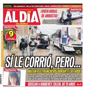 Cover of Periodico Al Dia (Salamanca)