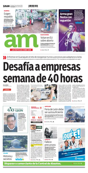 Cover of Periodico AM (Leon)