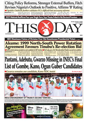 Cover of THISDAY