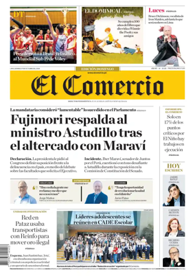 Cover of Diario El Comercio