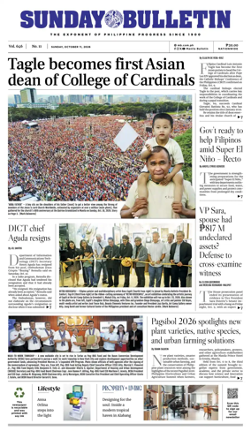 Cover of Manila Bulletin