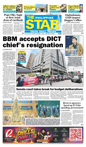Cover of The Philippine Star