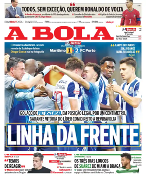 Cover of A BOLA (Portuguese)