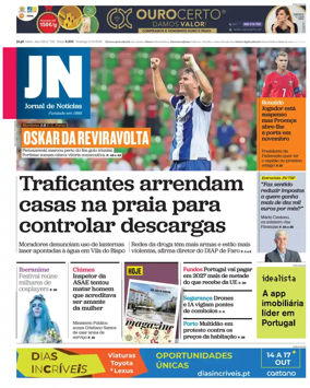 Cover of Jornal de Noticias