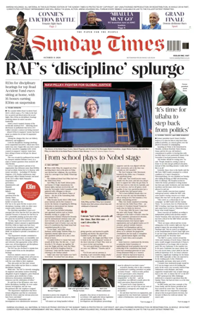 Cover of Sunday Times
