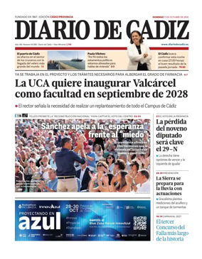 Cover of Diario de Cadiz