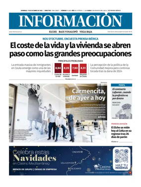 Cover of Diario Informacion (Elche y Vega Baja)