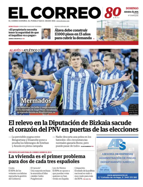 Cover of EL Correo (Alava)
