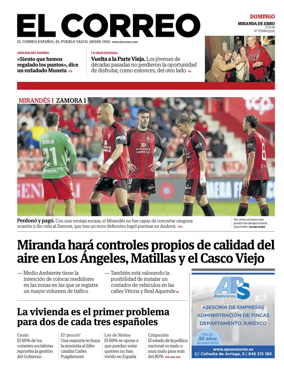 Cover of El Correo (Miranda de Ebro)