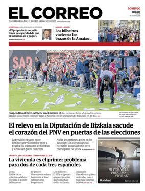 Cover of El Correo (Vizcaya)