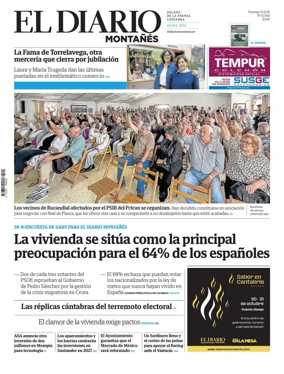 Cover of El Diario Montanes